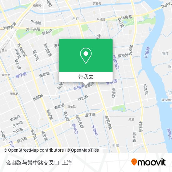 金都路与景中路交叉口地图