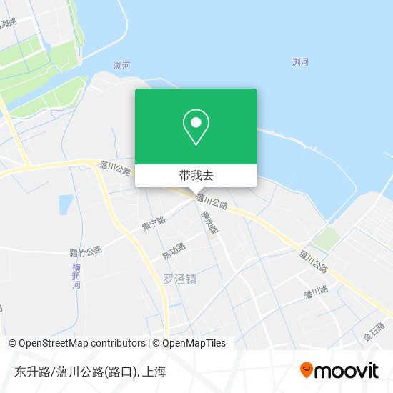 东升路/薀川公路(路口)地图