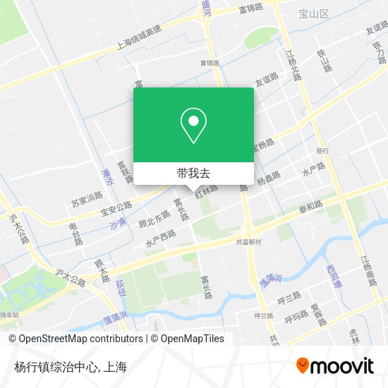 杨行镇综治中心地图