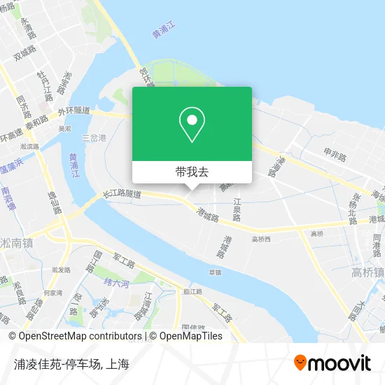 浦凌佳苑-停车场地图