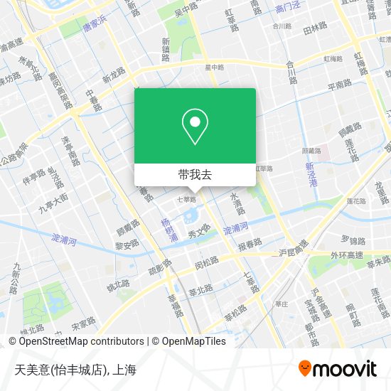 天美意(怡丰城店)地图