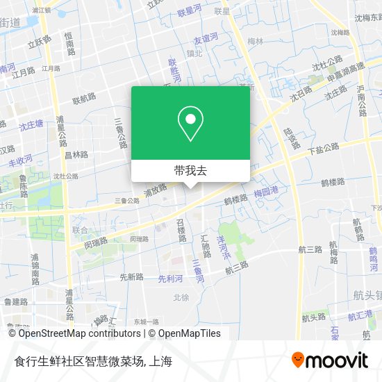 食行生鲜社区智慧微菜场地图