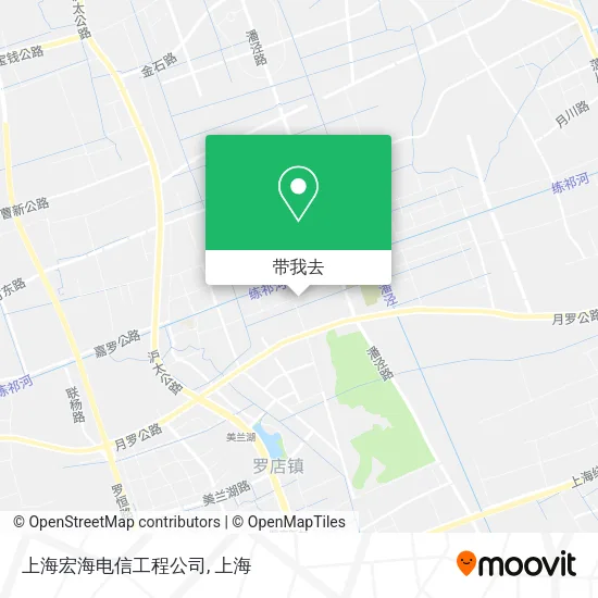 上海宏海电信工程公司地图