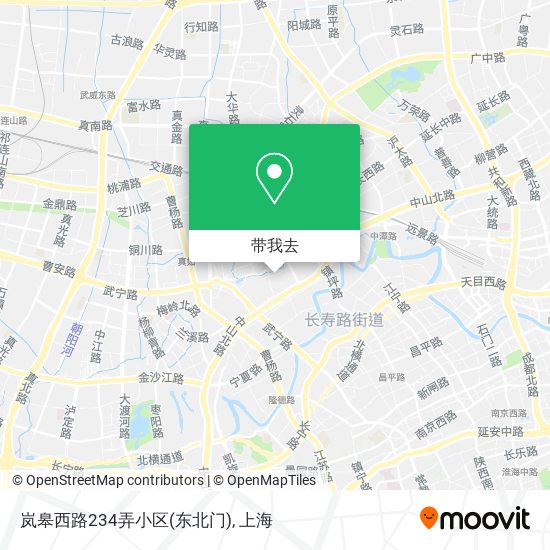 岚皋西路234弄小区(东北门)地图