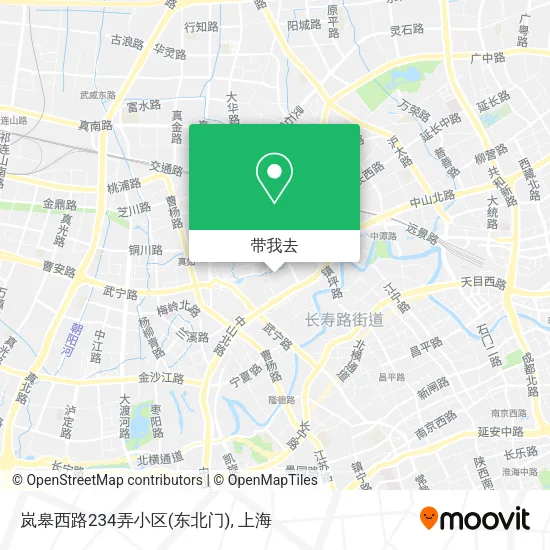岚皋西路234弄小区(东北门)地图