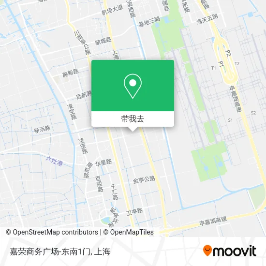 嘉荣商务广场-东南1门地图