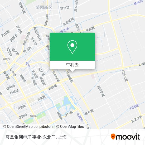 震旦集团电子事业-东北门地图