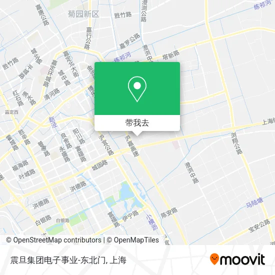 震旦集团电子事业-东北门地图