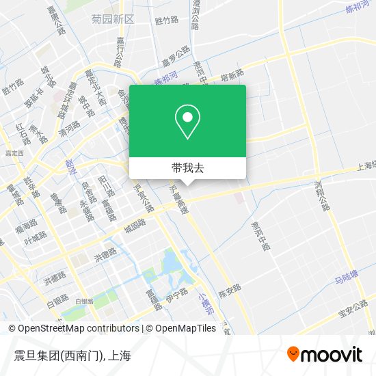 震旦集团(西南门)地图