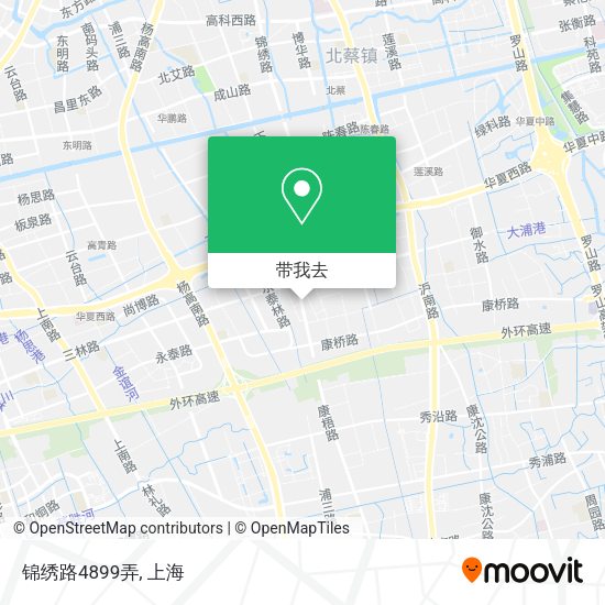锦绣路4899弄地图