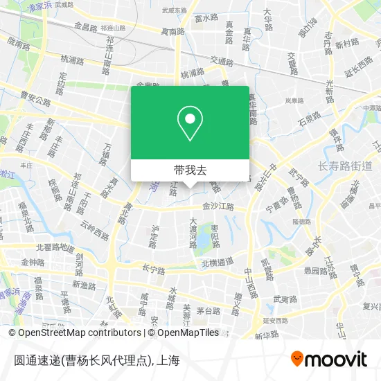 圆通速递(曹杨长风代理点)地图