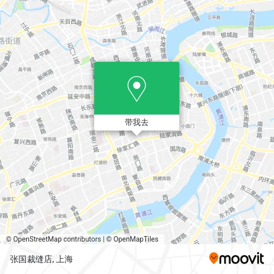 张国裁缝店地图