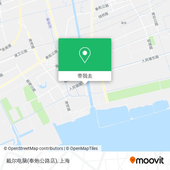 戴尔电脑(奉炮公路店)地图