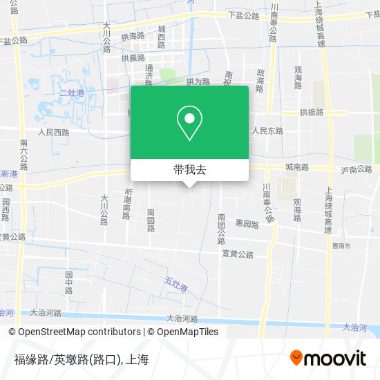 福缘路/英墩路(路口)地图