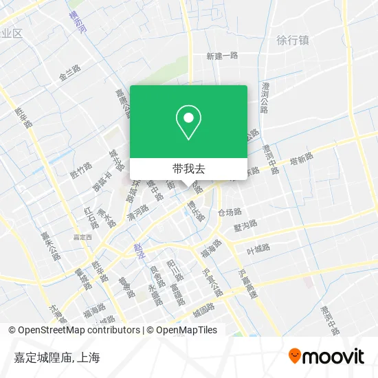 嘉定城隍庙地图