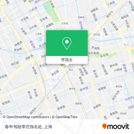 春申驾校莘庄报名处地图