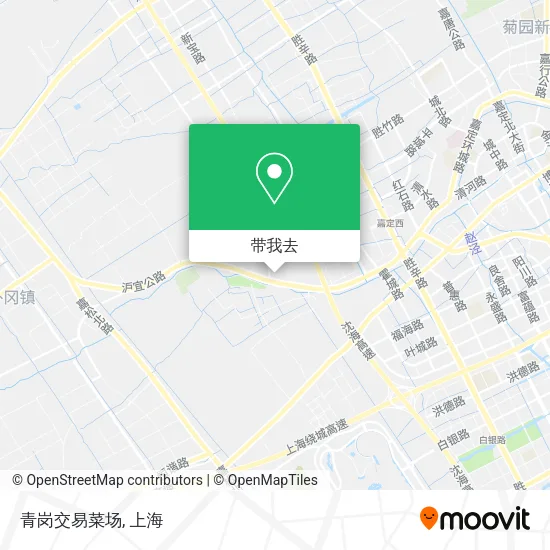 青岗交易菜场地图