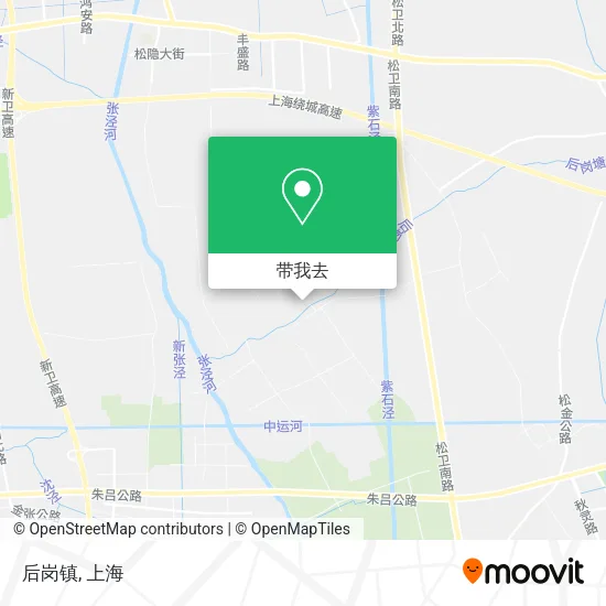 后岗镇地图