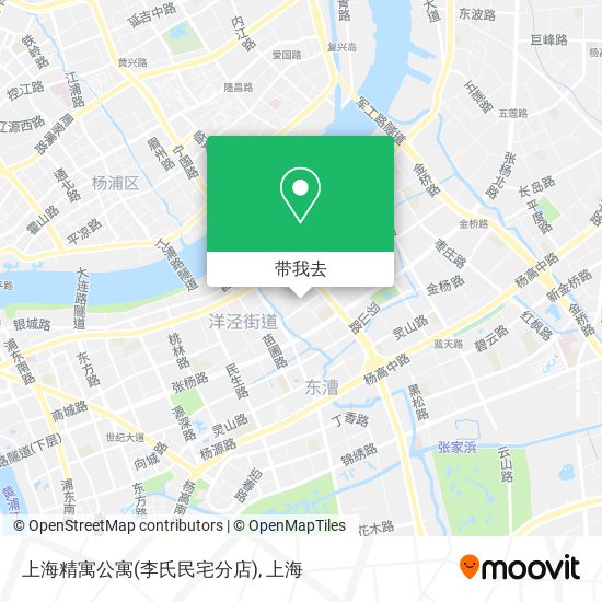 上海精寓公寓(李氏民宅分店)地图
