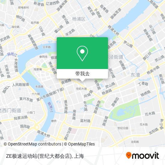 ZE极速运动站(世纪大都会店)地图
