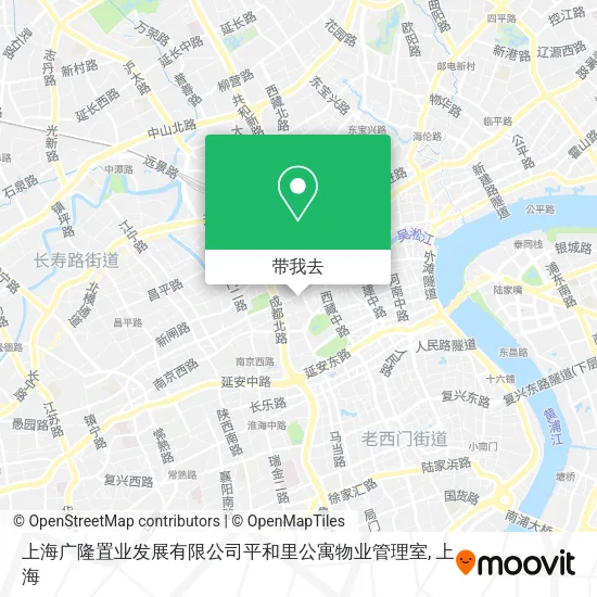 上海广隆置业发展有限公司平和里公寓物业管理室地图