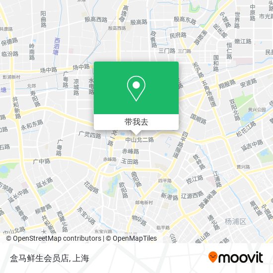 盒马鲜生会员店地图