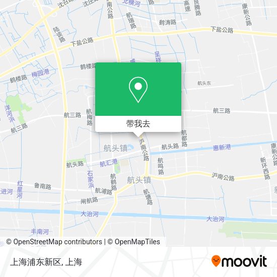 上海浦东新区地图