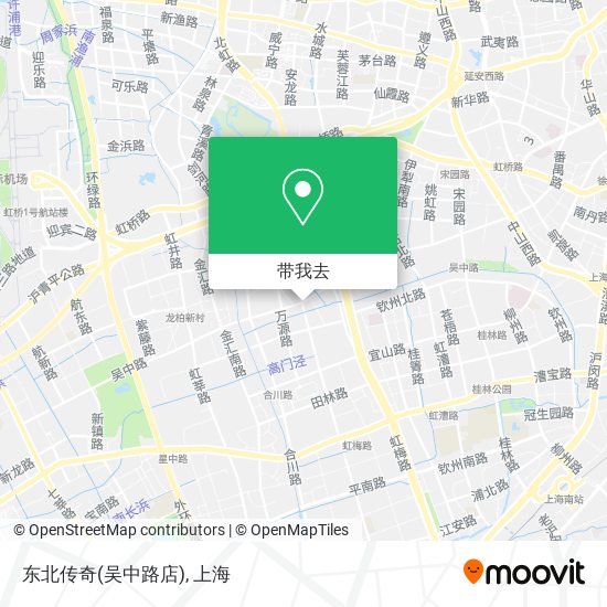 东北传奇(吴中路店)地图