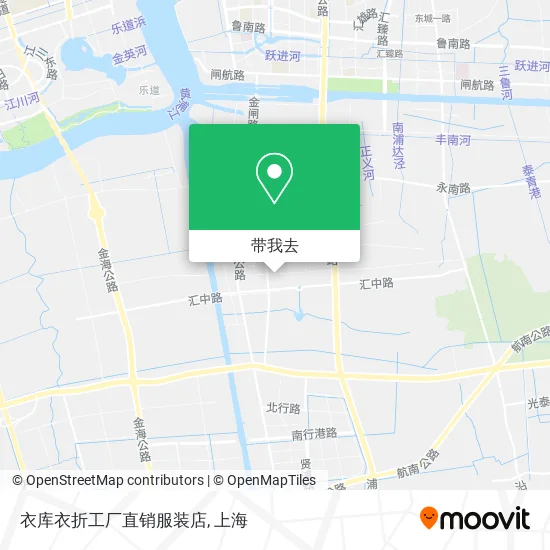 衣库衣折工厂直销服装店地图