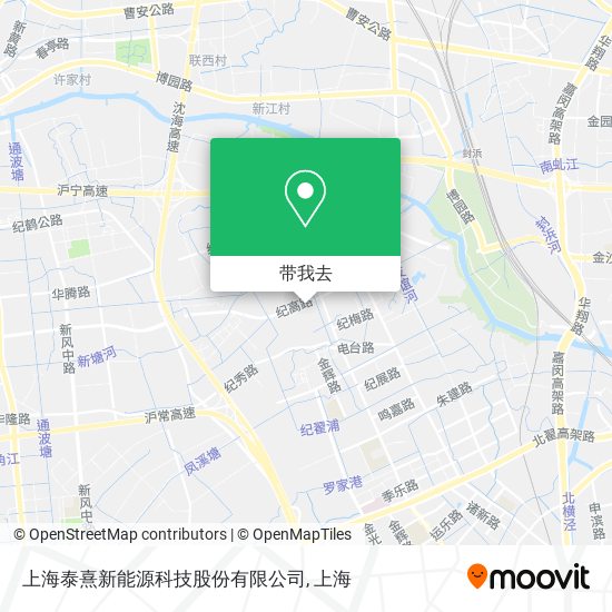 上海泰熹新能源科技股份有限公司地图