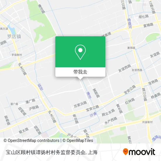 宝山区顾村镇谭扬村村务监督委员会地图