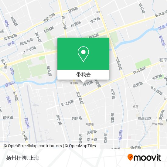 扬州扞脚地图
