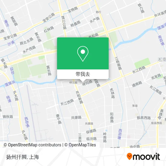 扬州扞脚地图