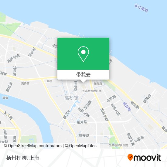 扬州扦脚地图