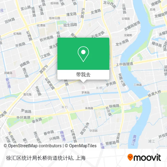 徐汇区统计局长桥街道统计站地图