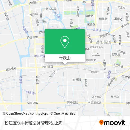 松江区永丰街道公路管理站地图
