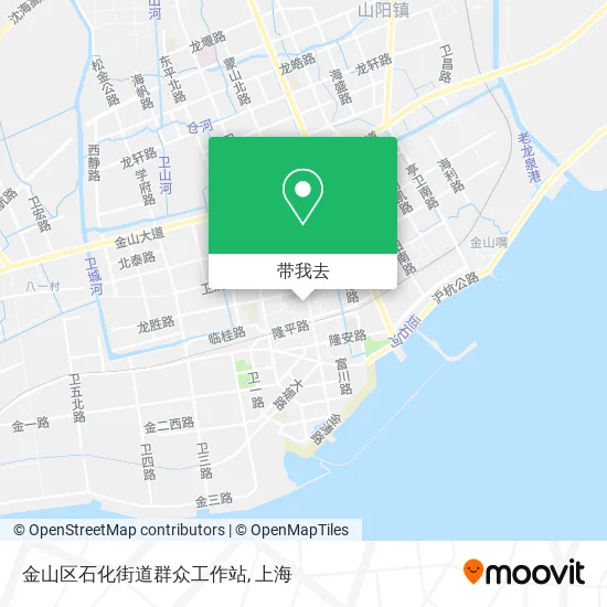 金山区石化街道群众工作站地图