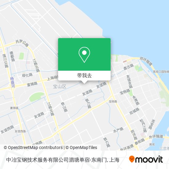 中冶宝钢技术服务有限公司泗塘单宿-东南门地图