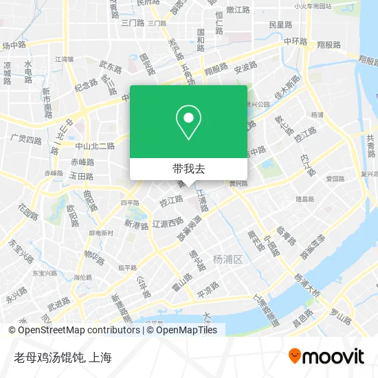 老母鸡汤馄饨地图