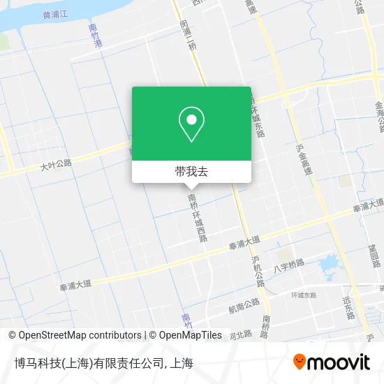 博马科技(上海)有限责任公司地图