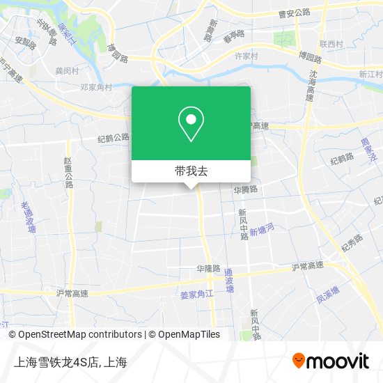 上海雪铁龙4S店地图