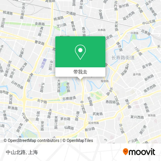 中山北路地图