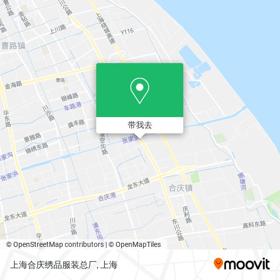 上海合庆绣品服装总厂地图