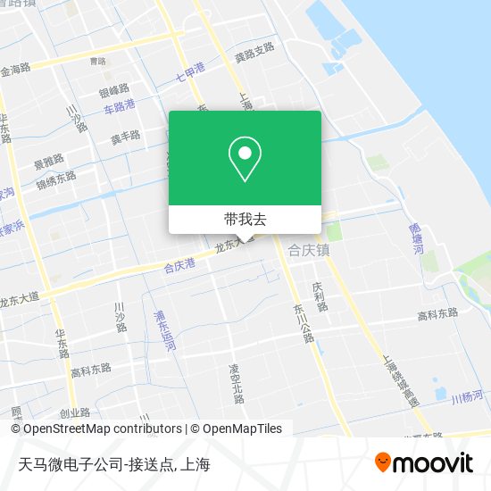 天马微电子公司-接送点地图