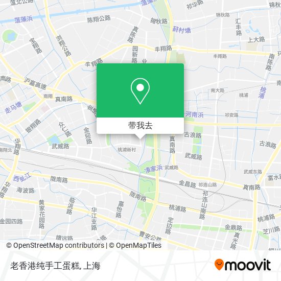 老香港纯手工蛋糕地图