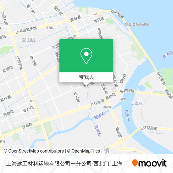 上海建工材料运输有限公司一分公司-西北门地图