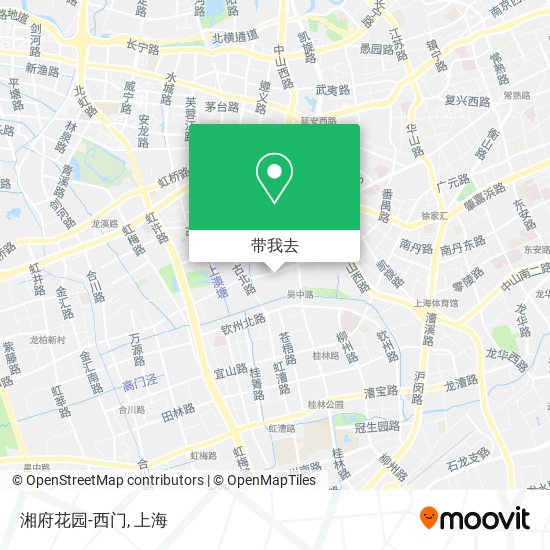 湘府花园-西门地图