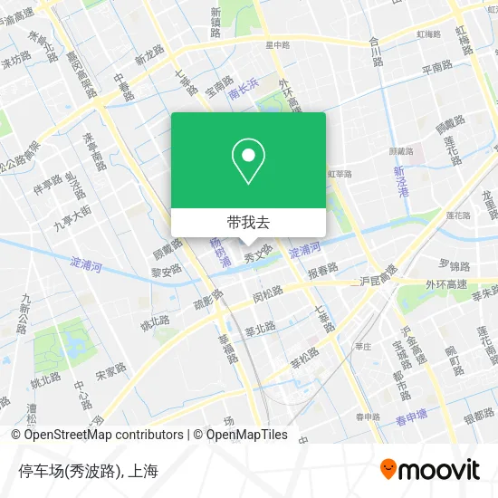 停车场(秀波路)地图