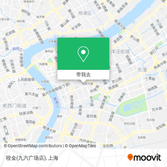 咬金(九六广场店)地图