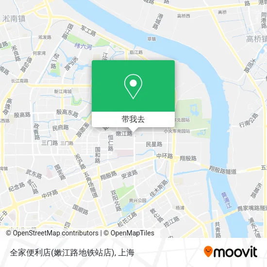 全家便利店(嫩江路地铁站店)地图
